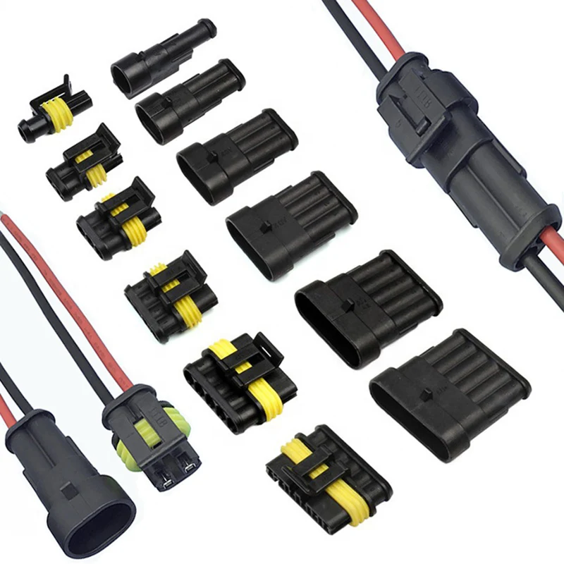 1/2/3/4/5/6 pin Auto Female Automotive Electrical wire Connector DJ7021-1.5-11/21 Waterproof Connector 282080-1