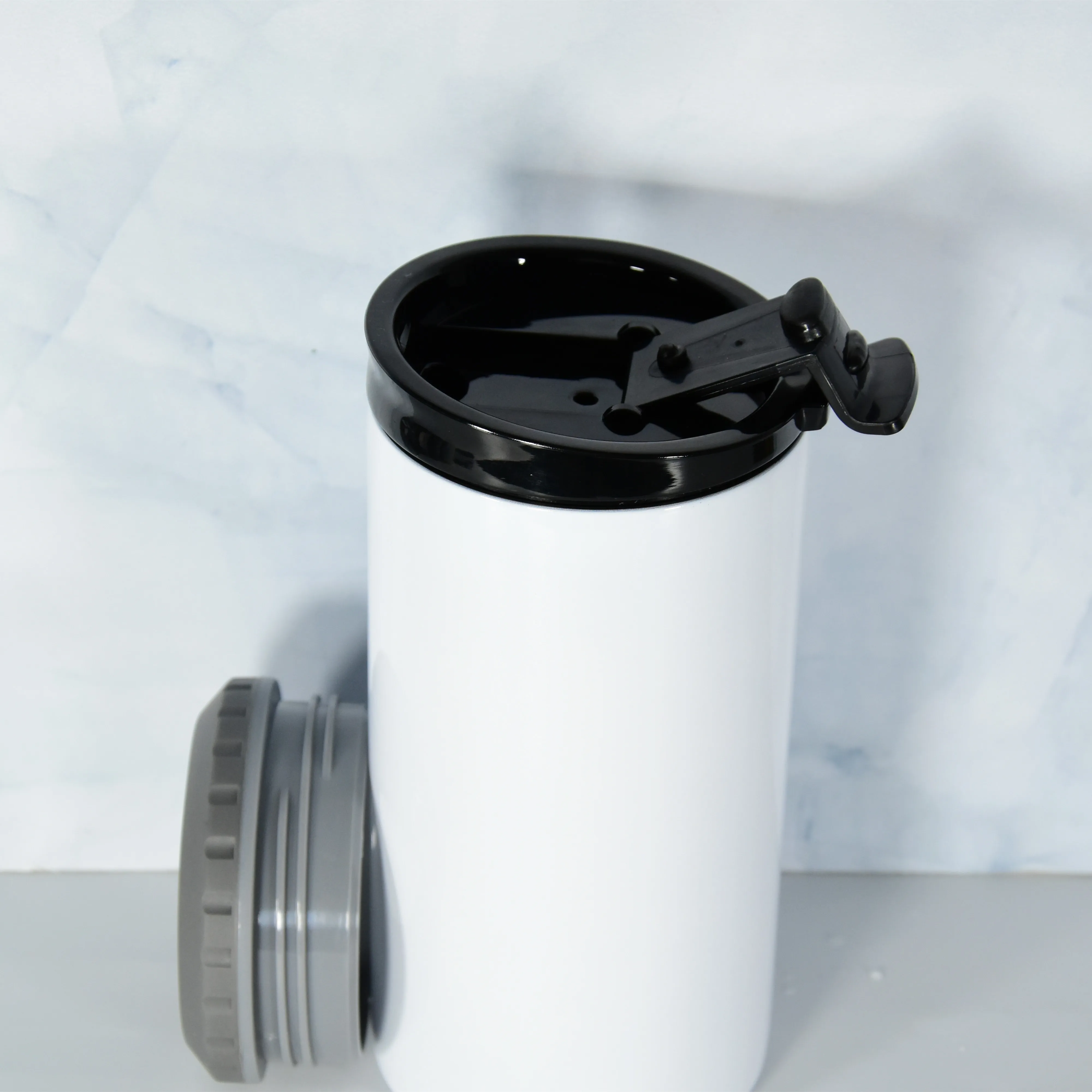 16oz 4 в 1 с двойными стенками пива соды колы из нержавеющей стали может охладитель сублимации узкие кулер