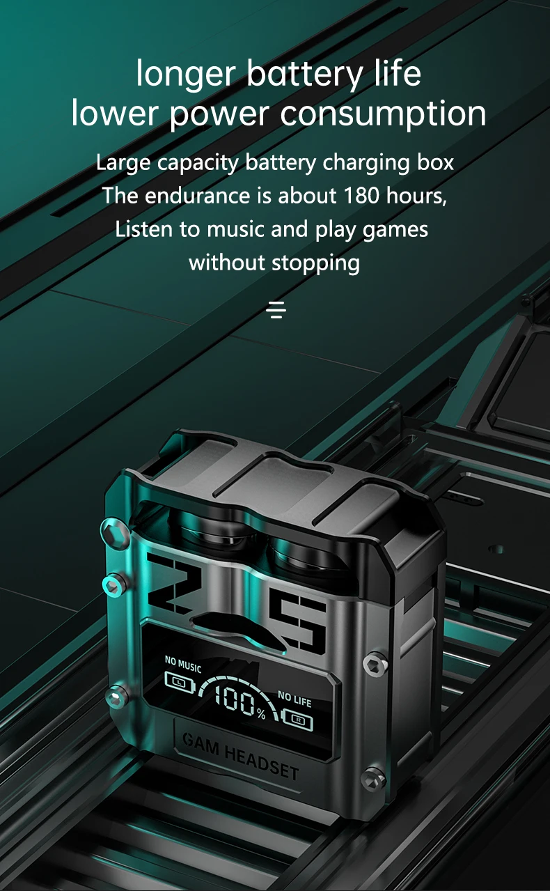 M25 TWS Wireless Headphones Earphones Bluetooth Touch Control Noise Reduction Stereo Waterproof Earbuds Headsets hearing aid