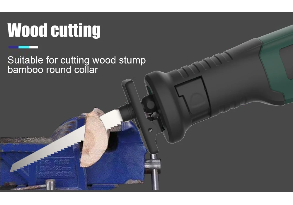 Factory grade 20V lithium electric reciprocating saw cordless wood and metal cutting reciprocating saw