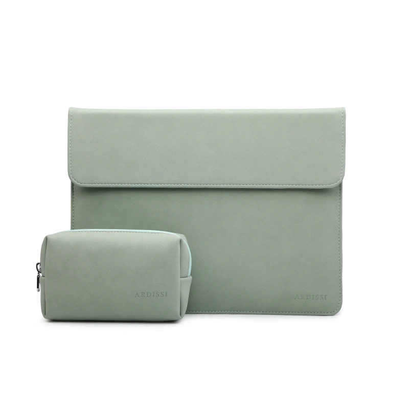 Large Stock RTS Dropshipping  Premium PU Leather Case Cover Protector with Adaptor Bag for Microsoft Surface Pro X 7 6 5 4 Go2