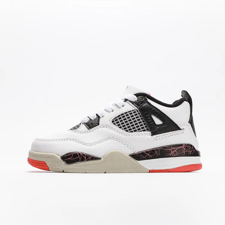 Wholesale Brand Retro Basketball Shoes Fashion Jordan4 Children Casual Shoes