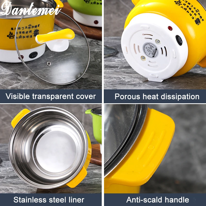 Most Favorable Large Capacity Multifunctional Portable Cooking Pot Electric Heating Pot Hotpot