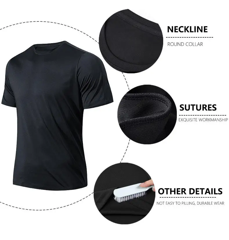 Sublimation Blanks Tshirts 100 Polyester T Shirts Quick Dry T-shirt For Men Election Campaign Promotional T Shirt Custom