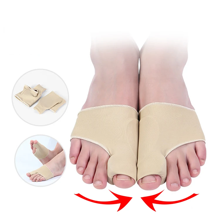 Natural Silicone Thumb Protector Corrector Valgus Toe Bunion Sleeves For Foot