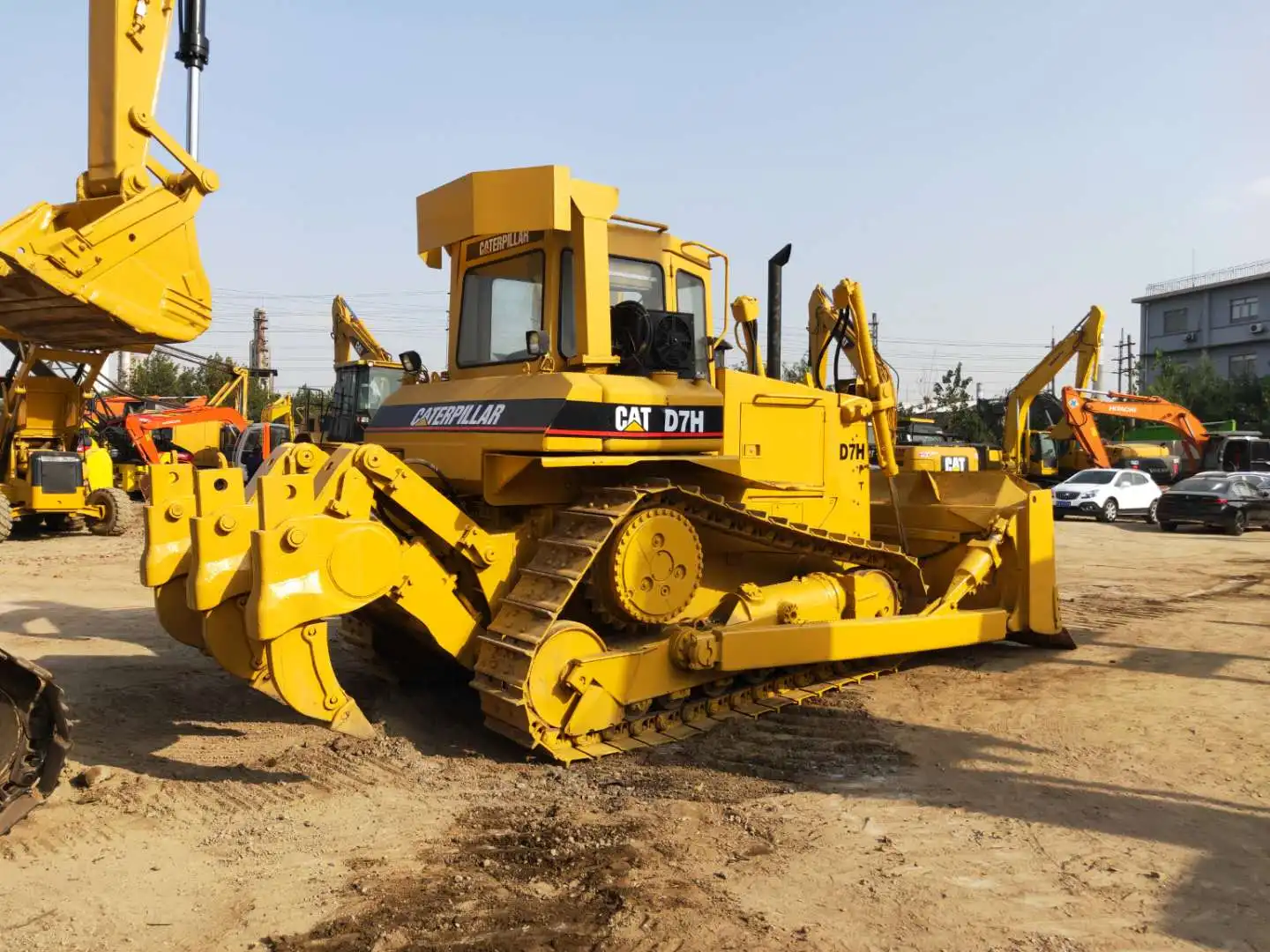Б/у бульдозеры CAT D7H в наличии строительная машина низкое обслуживание горячая Распродажа хорошее