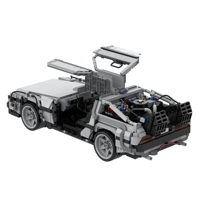 Распродажа строительные блоки Buildmoc Назад в будущее 1985 DeLorean Time Machine игрушки автомобили детские наборы