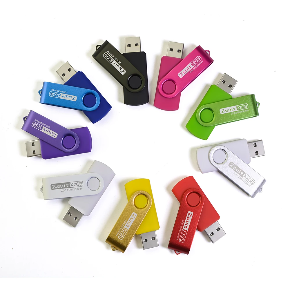 2021 hot-selling rotating memory card high-speed and large-capacity otg usb flash drive can be customized 4gb 8gb usb pen drive