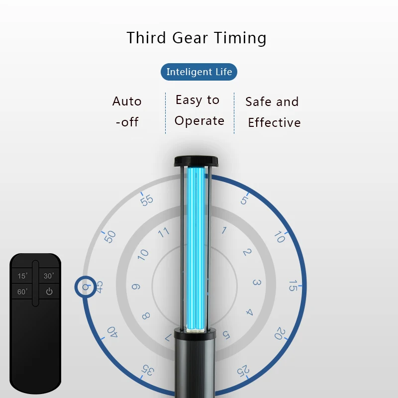 
Wholesale Price Sterilizer Disinfection Room Remote Control Portable Uv Car Light 