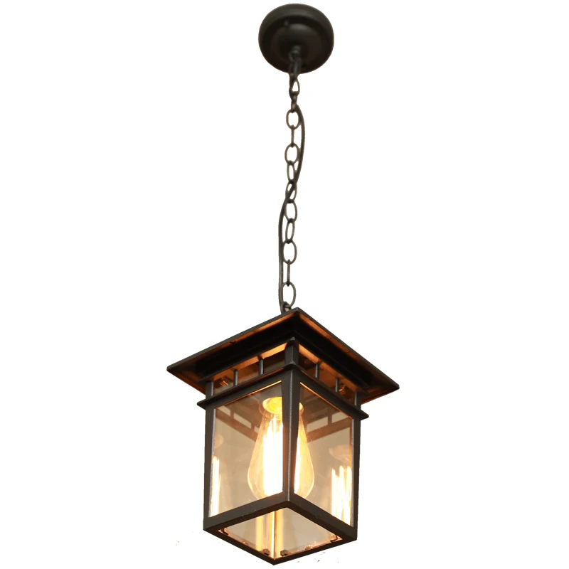 
Home Modern Indoor Outdoor Lantern Decorated Hanging Kitchen Hall Hotel Lampara LED Pendant Light 