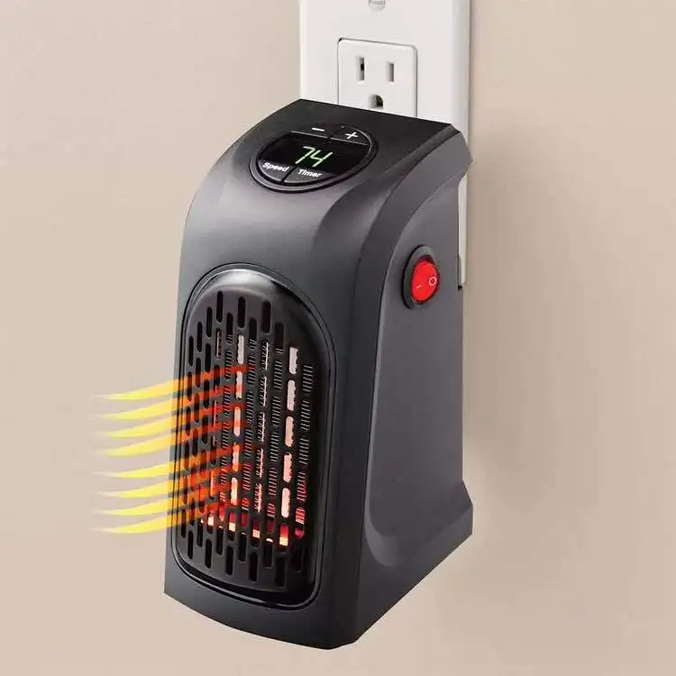 
In stock portable heating mini household bathroom home room small mini wall mounted electric infrared fan heater 