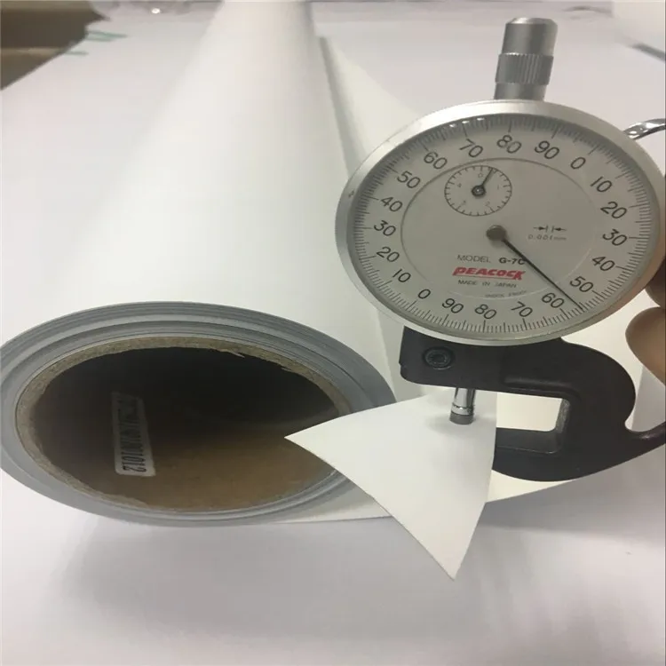Original Brand New Matte Pvc Stand Pull Banner Material Eco-solvent White Back Roll Up Film