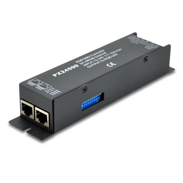 LED Effect Light EUCHIPS driver 12v 24v 5A 3 Channel DMX RDM RGB Led decoder dmx controller