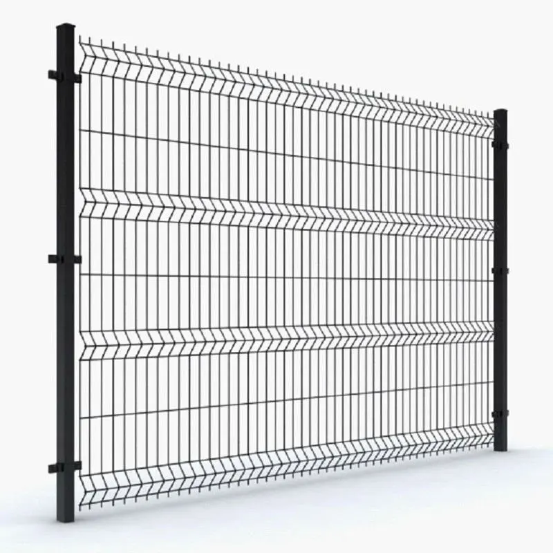 PVC coated 3d bending wire mesh fence panel