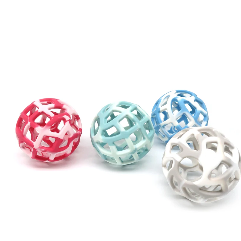 Wholesale Eco Friendly Bpa Free Molar Newborn Organic Silicone Sensory Silicone Ball Baby Toys Teether Car