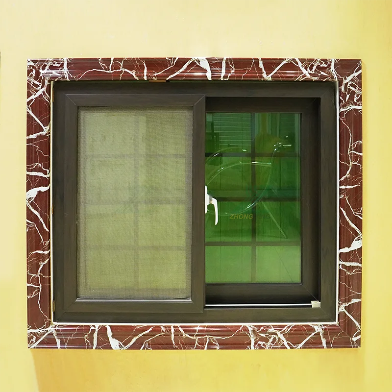 House Cheap American Home Australian Windows Safety Burglar Proof Flat Roof Plastic Pvc Upvc Silding Window