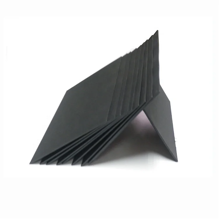 Laminated black paper board sheet roll/cardstock paper