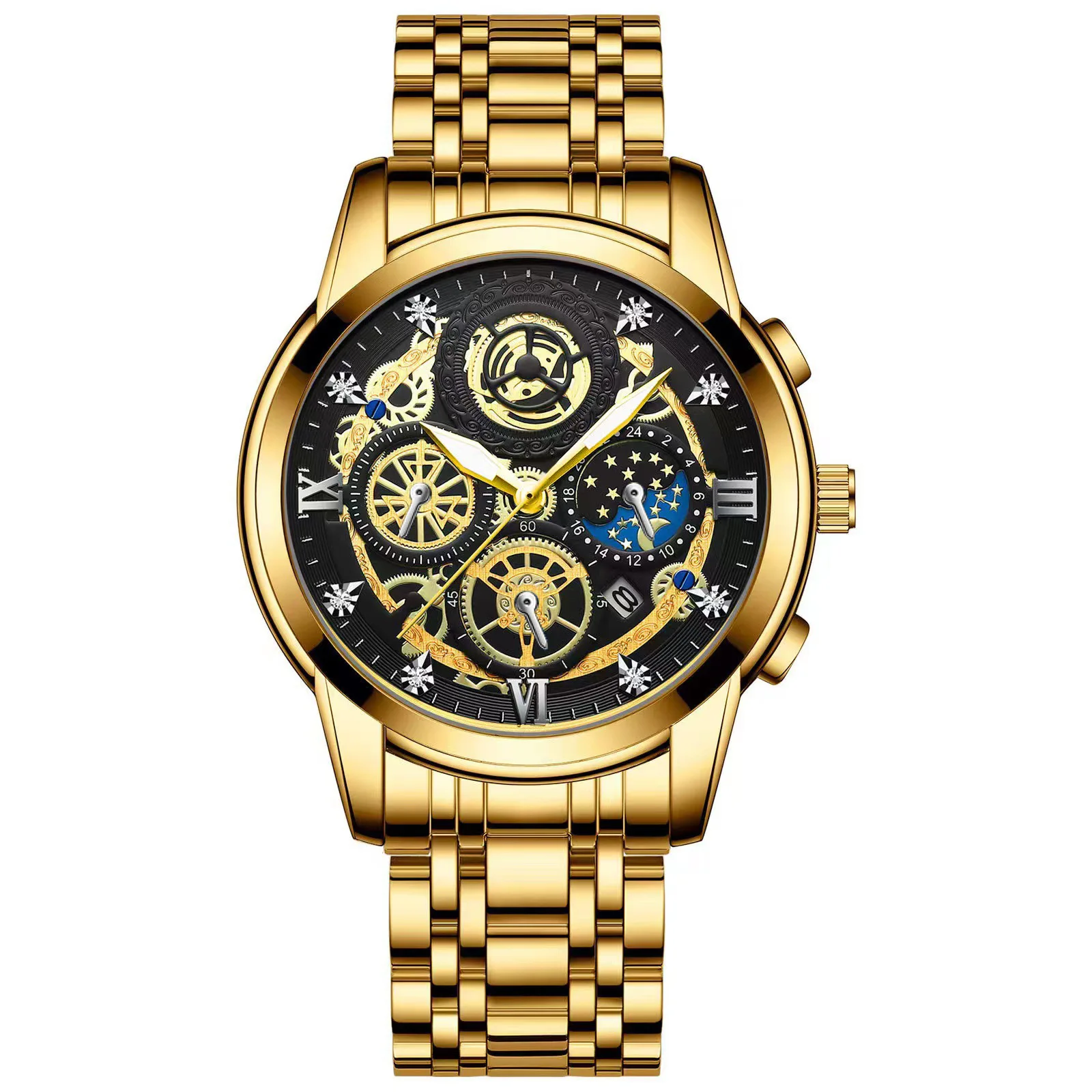 MY Double Tourbillon Auto Mechanical Watches Wristwatch Custom Stainless Steel Luxury Classic China Men Glass Leather SHANGHAI