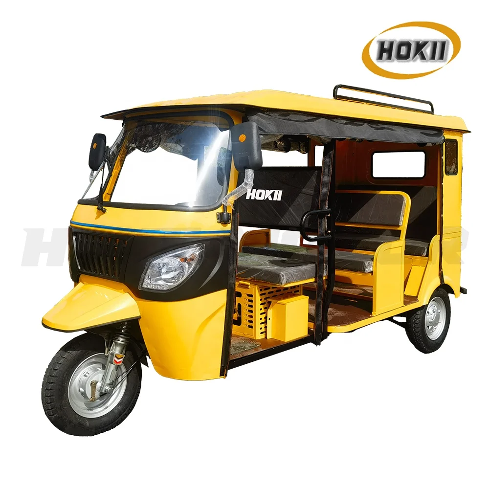 200cc good quality passenger gasoline tricycle with cabin bajaj taxi motor tricycle 3 wheel gasoline passenger