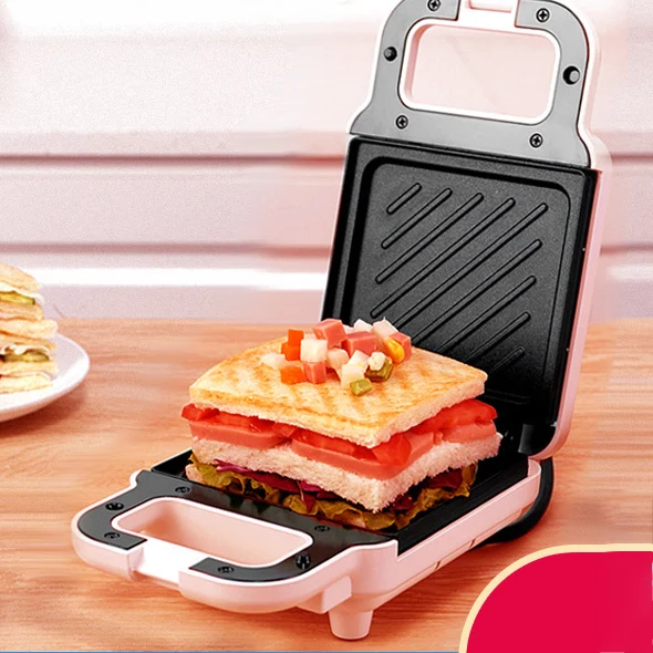 Replaceable Plate Ice Cream Cone Belgian Sandwich Pancake Electric Mini Waffle Maker