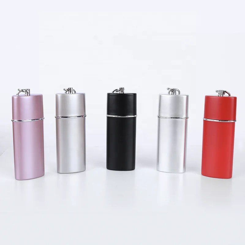 Metal ashtray portable mini key chain Carrying ashtray tray drawer box Portable ashtray key chain Outdoor cigarette wholesale
