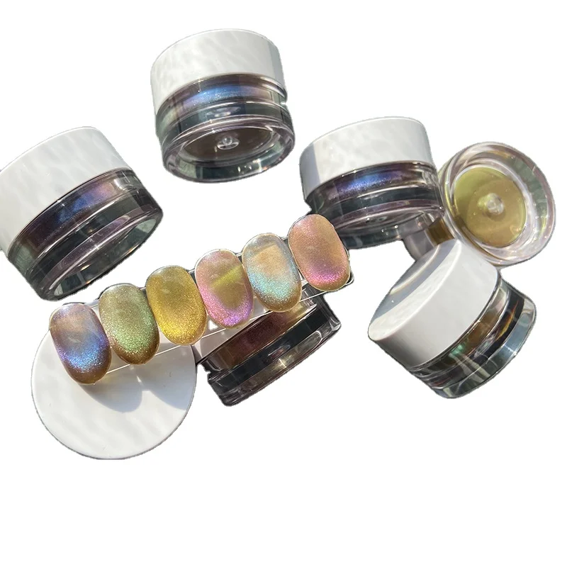 BOKO chameleon powder pigment Magnetic Powder 3D Cat Eye Magic Powder Macaron Magnetic Pigment 2021 wholesale