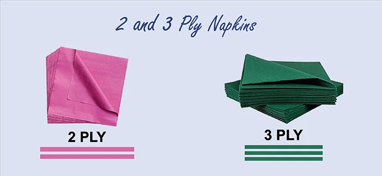 Customized Birthday Party Wedding Paper Napkins with Language Name Color Logo Printing