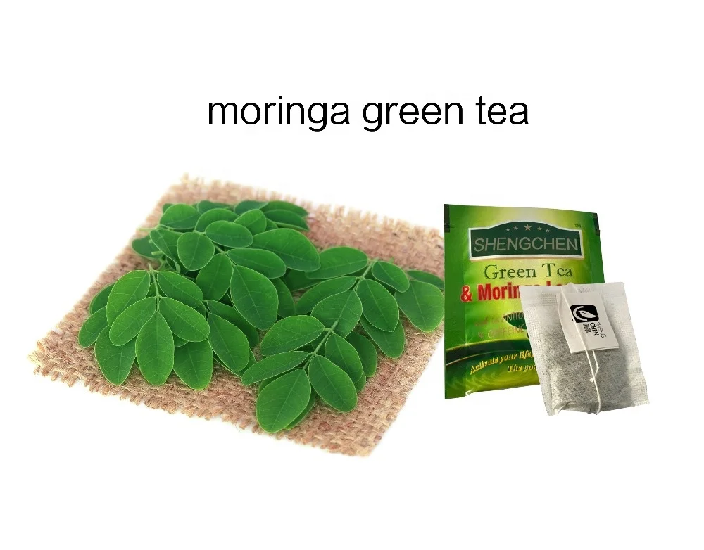 2020 органический зеленый чайный пакетик moringa 2 г * 20 Упак./USDA мятный чай Moringa oleifera