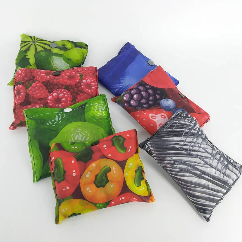 
custom printed foldable polyester shopping bag 