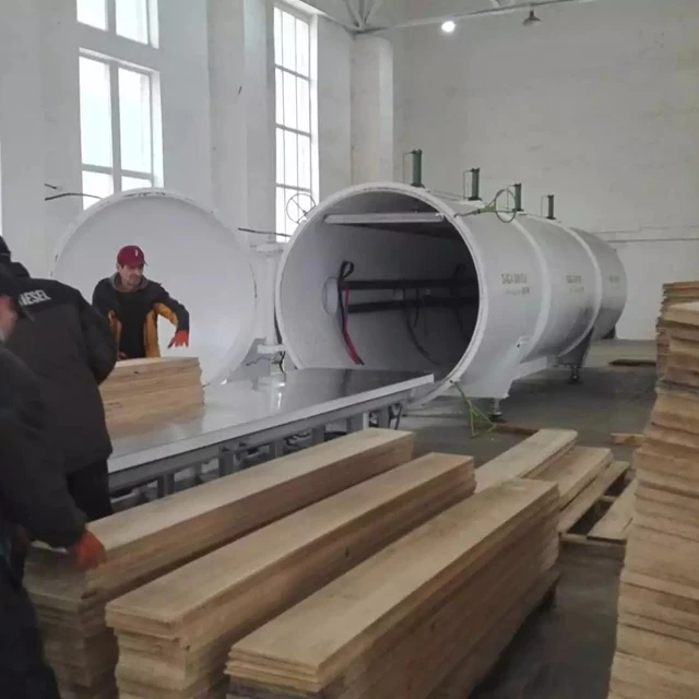 4.5m3 High Frequency Thermo Wood Drying Kiln Wood Impregnation and Dry Machine  HFVD45-SA