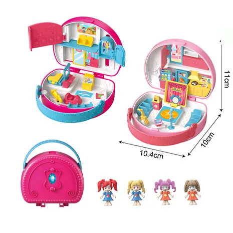 2024 New Kids Pretend Play House Game Toys 4 Style Plastic Fun Charm World Handbag Blind Box Set Toys For Children Gift