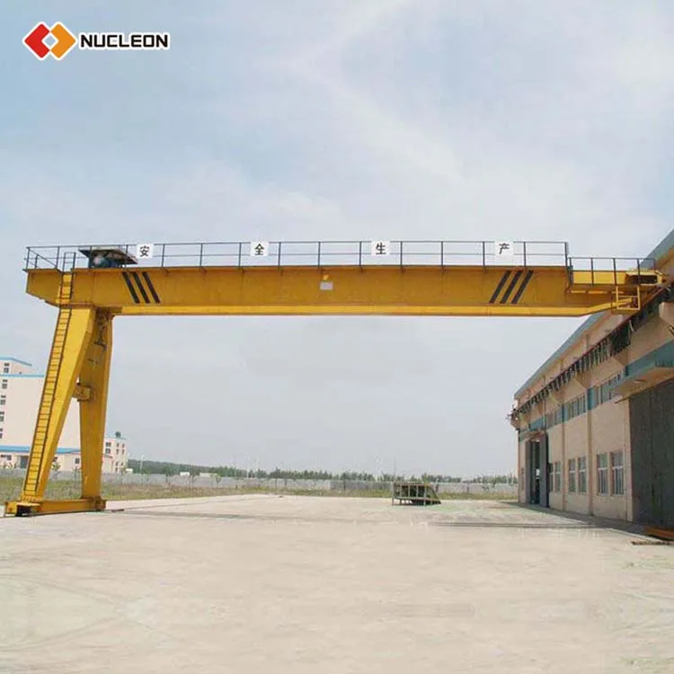 Nucleon High Technique Electric Traveling single girder semi gantry crane