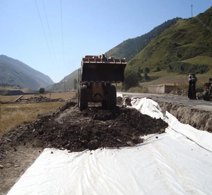 Производственная линия 30 + HDPE геомембрана геотекстиль против просачивания композитная