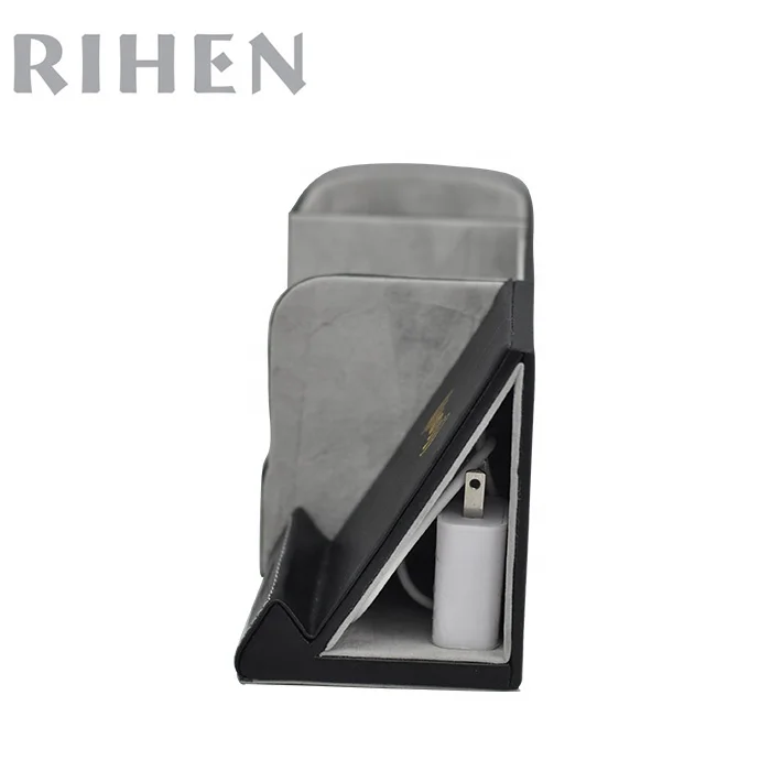 
PU Leather desktop organizer wireless charger 