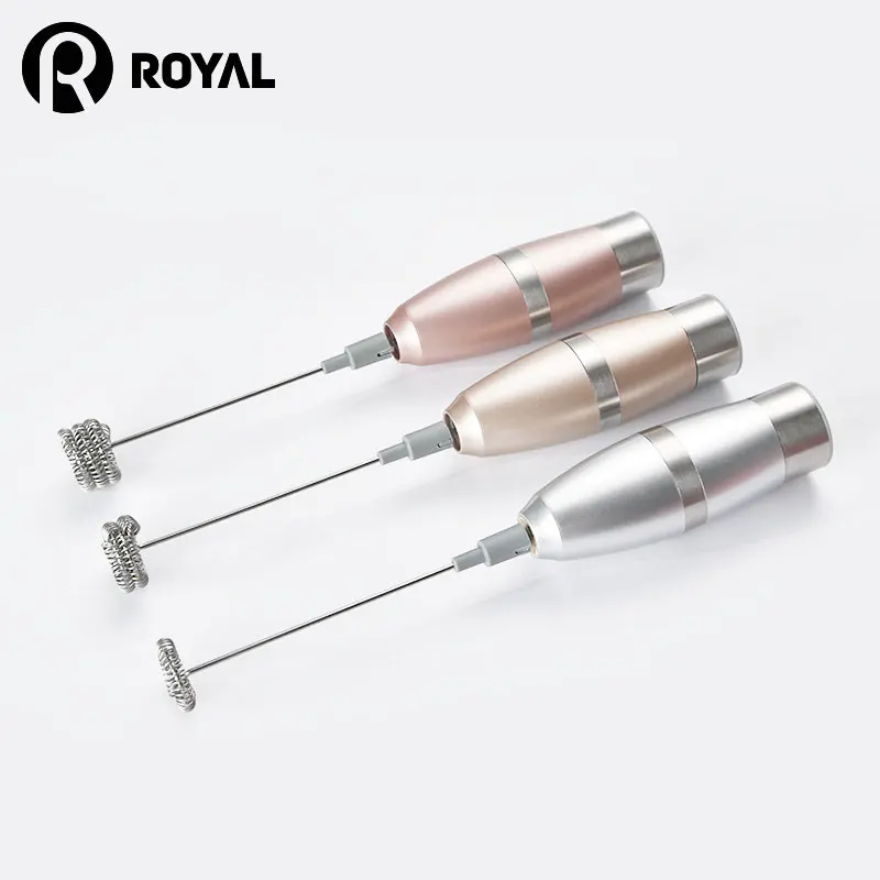 New Style Custom Battery Powdered Automatic Handheld Coffee Electric Milk Frother