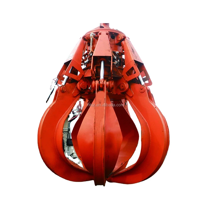 Electrohydraulic Double Flap Grab Bucket Lifting Material Machine Grab Industrial Electric Hydraulic Grab With Single Crane
