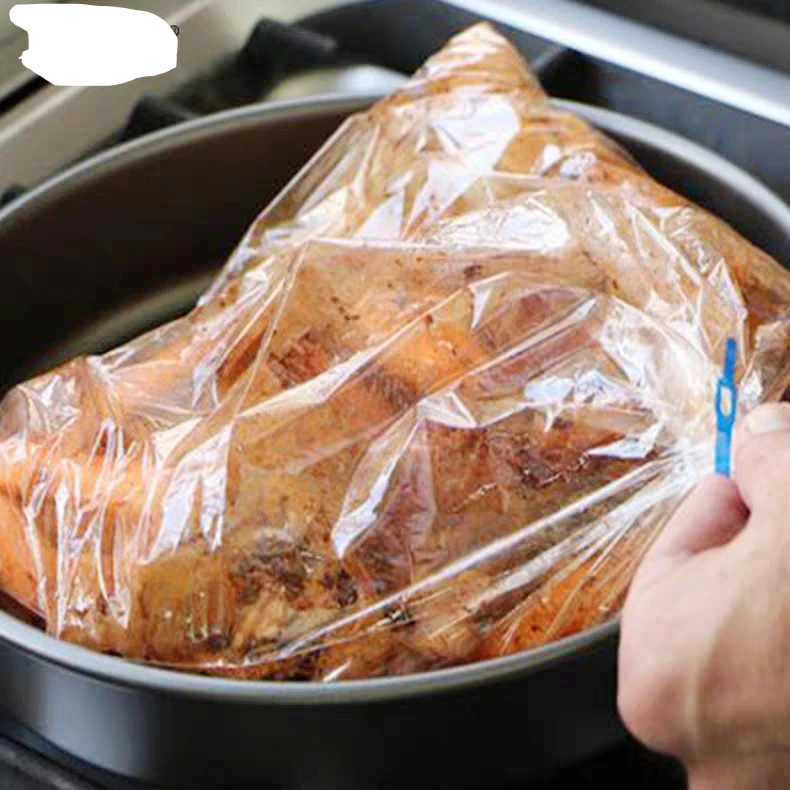 Heat Resistant Cooking Turkey Oven Bag Package 50Kg Frozen Food Chicken Packaging Plastic Bag Seafood Boil Bags