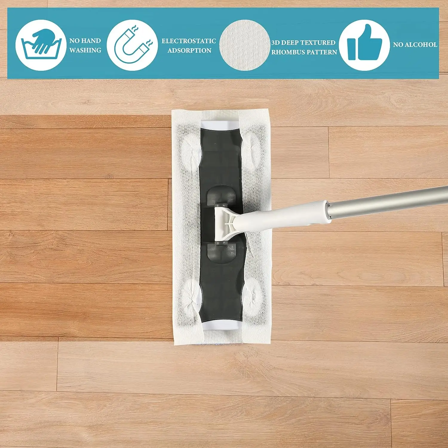 Lookon Trapero Humedo Factory Wholesale Flushable floor wet wipe stand dispenser Wet Wipes For Floor