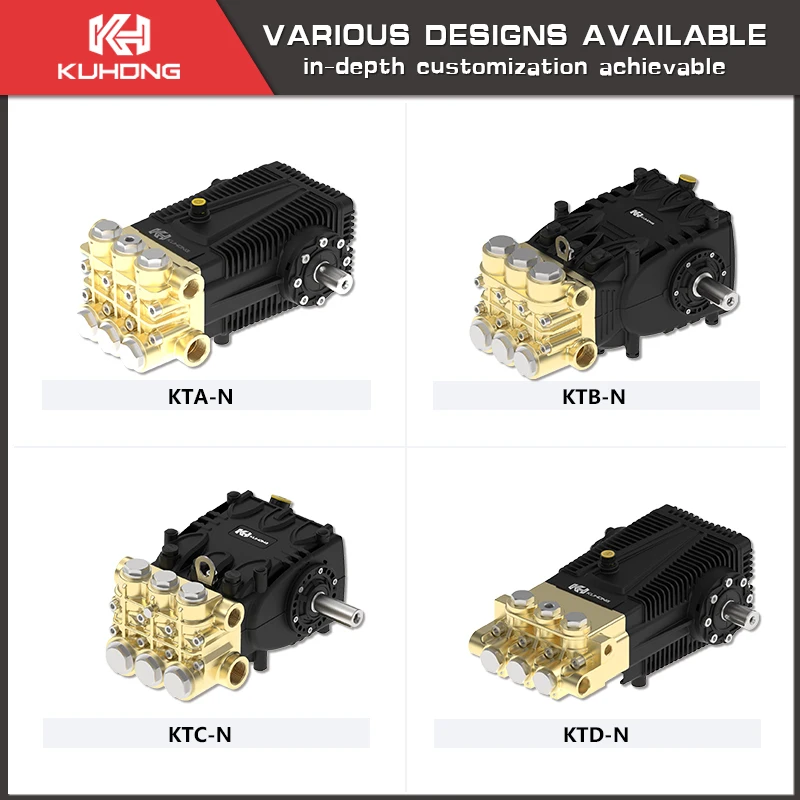 Kuhong 1450 об/мин 28 мм насос омывателя 800Bar 30KW 40HP черный промышленный водяной высокого давления
