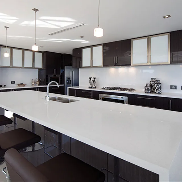 Factory Sell Quartz stone slab countertop work table vanity top kitchen table