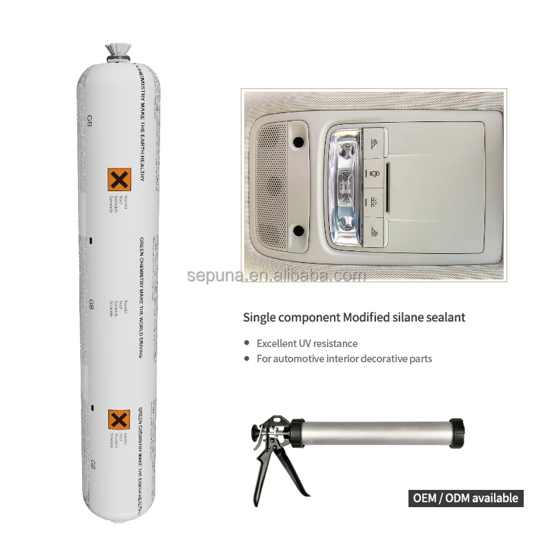 SEPNA MS121 однокомпонентный УФ-стойкий Силан модифицированный полимерный клей для герметизации и защиты от коррозии кузова автомобиля