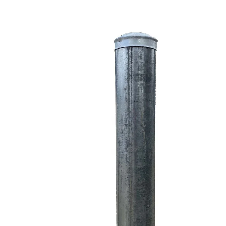 round 48mm 60mm 75mm 89mm galvanized chain link fence post