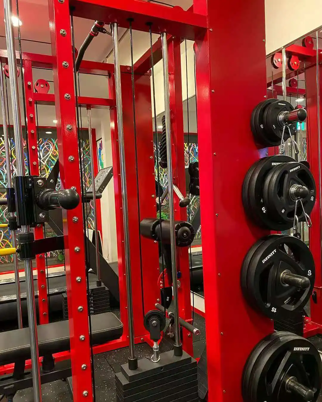 Smith Machine Comprehensive Trainer Commercial Flying Bird Gantry Gym Fitness Equipment Home Multifunctional Squat Rack Fitness