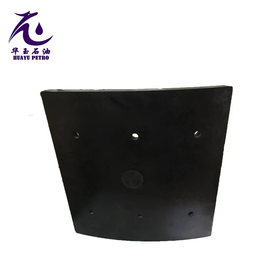 Drawworks spare parts Brake Pad for drilling and workover rigs