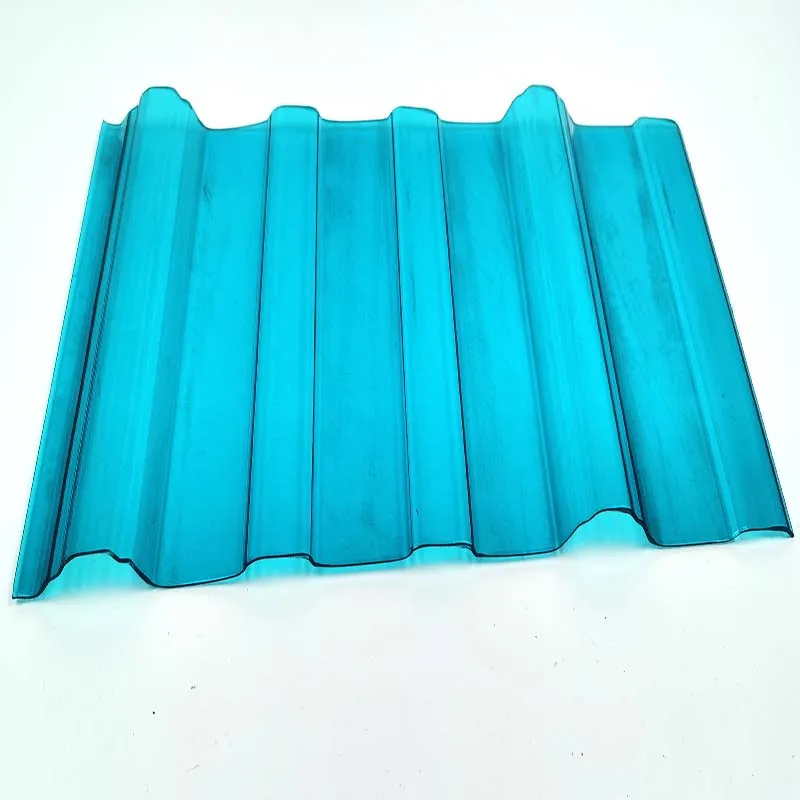 China Factory wholesale transparent plastic polycarbonate corrugated sheet for building roofing, agricultural