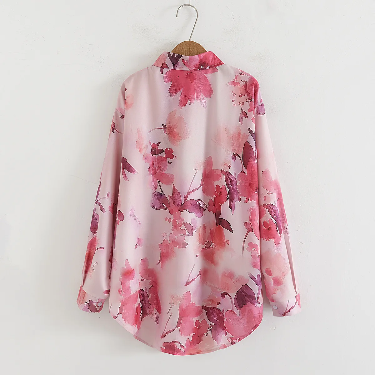 New Fashion Stylish Women Shirt Loose Fit Casual Lady Shirt Customized