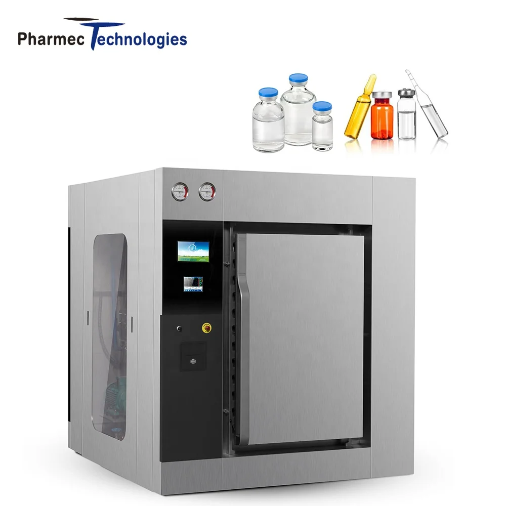Pharmaceutical Ampoule IV Solution Medical Vertical Pressure Steam Autoclave Sterilizer