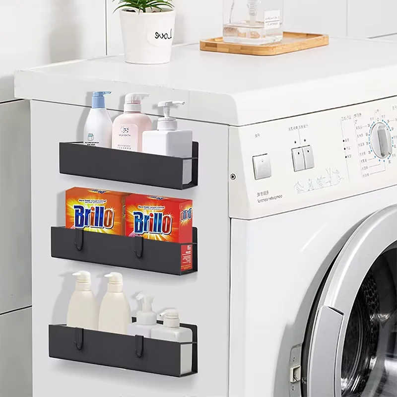 High Quality 2-5 Tier Magnetic Spice Storage Rack Organizer Wholesale Cheap for Kitchen Refrigerator Use Wall Mounted Shelf