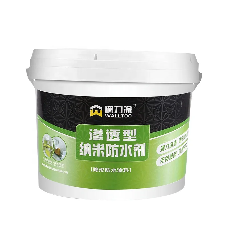 Exterior wall transparent waterproof liquid spray concentrate organic silicon