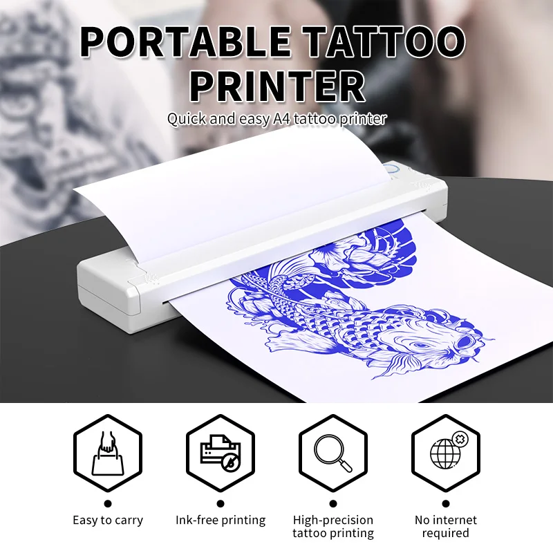 NEWYES Hot Sale Temporary Tattoo Stencil Copier Thermal Transfer Printer Machine Tattoo Printer